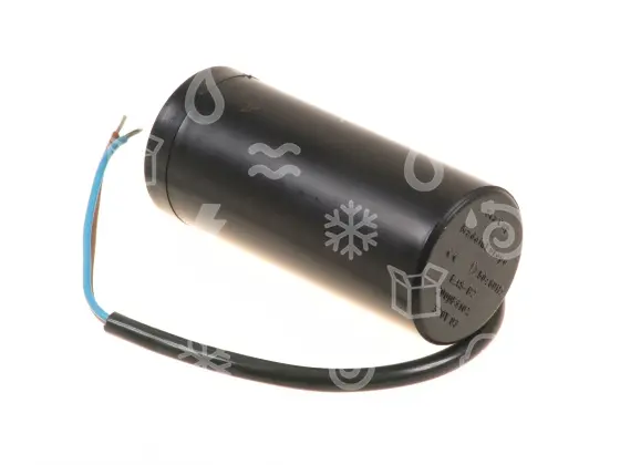 kondenzátor rozběhový TC 544, 200 uF, 320V, d = 42x95 mm, kabel 25 cm